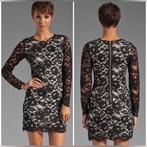 Theory! Elegant Beautiful Black lace theory dress dry cleaned!!!